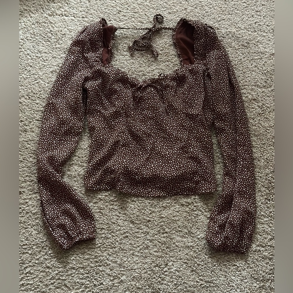 Abercrombie Polka Dot Blouse